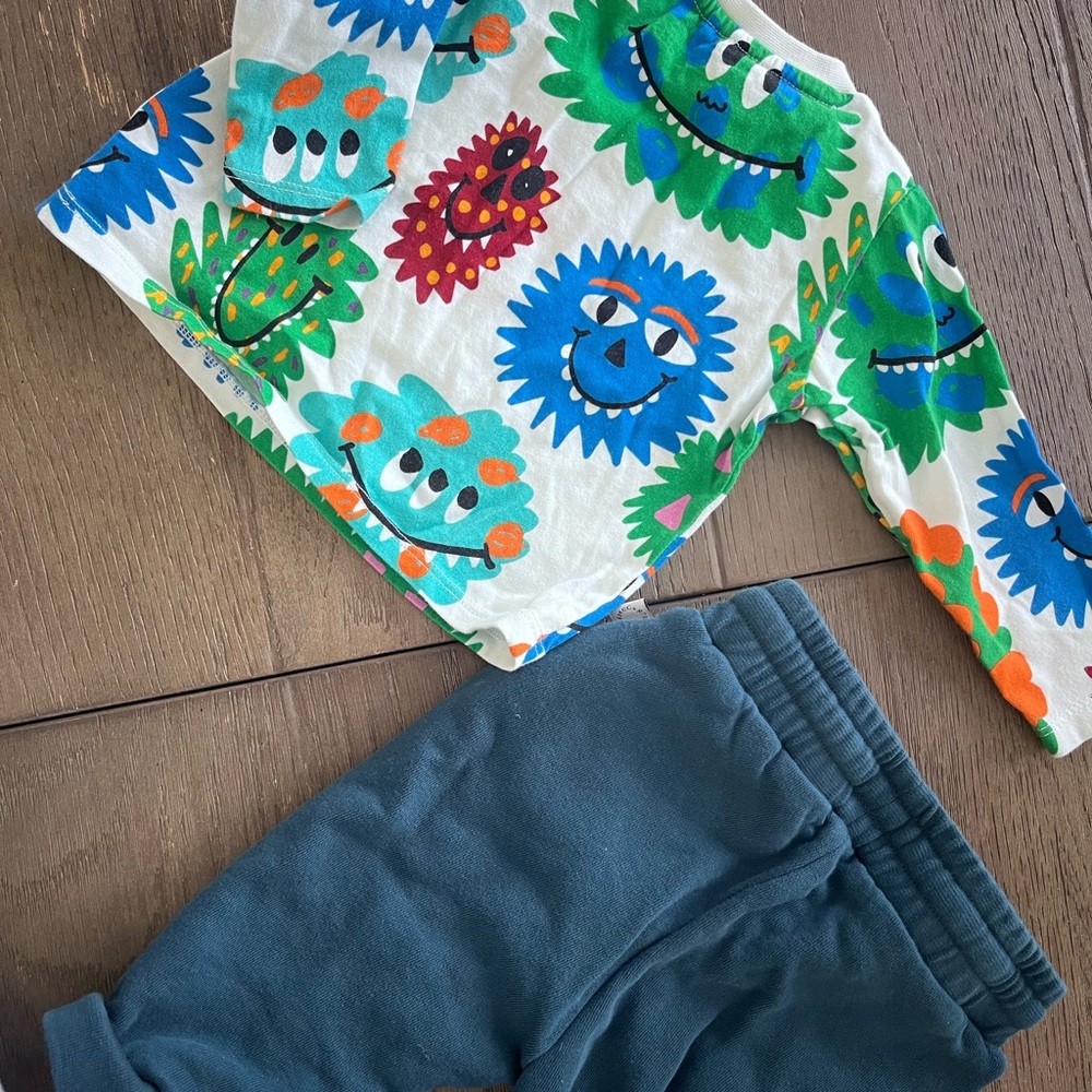 Stella McCartney Baby Boy Colorful Print Baby Outfit 6M